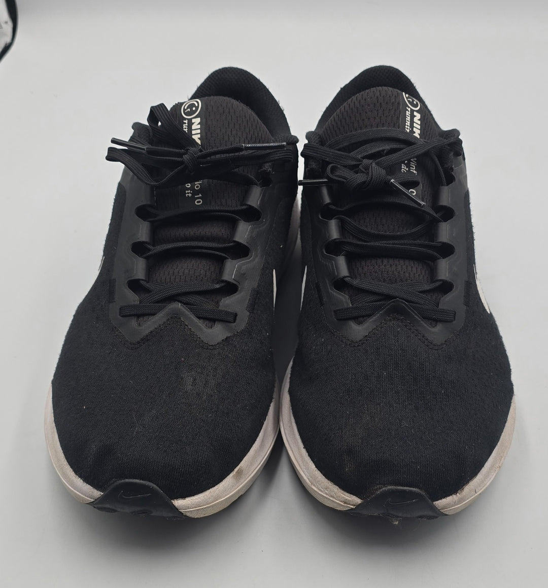Nike Winflo 10 Extra Wide FN7992-003 Mens 9 Running Shoes Black White Sneaker