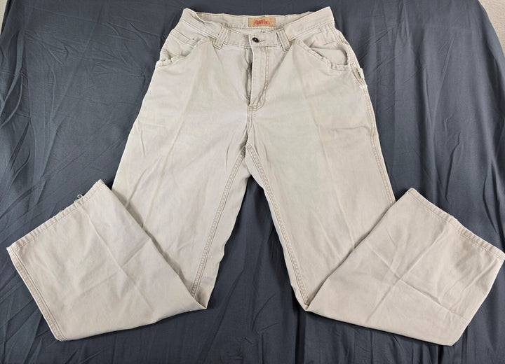Old Navy Pants Mens 33x32 Beige Utility Cargo Pocket Straight Leg Workwear