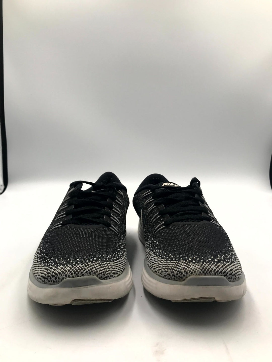 Nike Free RN Distance 827116-010 Womens 5 Running Shoes Black White Sneaker