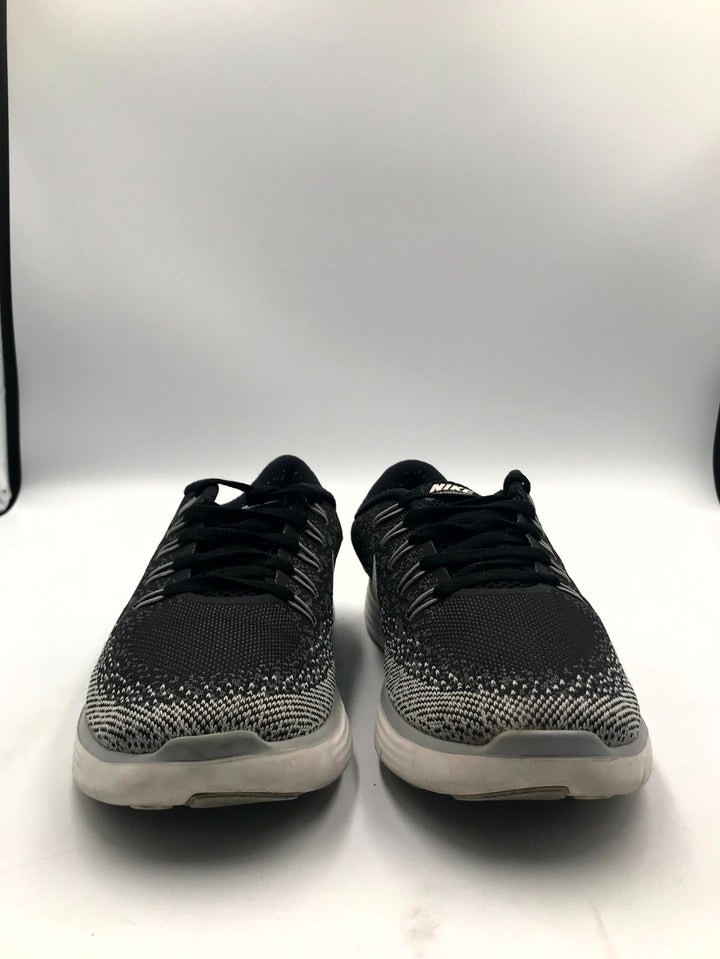 Nike Free RN Distance 827116-010 Womens 5 Running Shoes Black White Sneaker