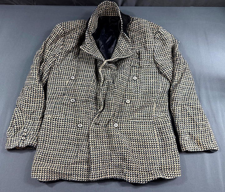 Mens Blazer Jacket Multicolor Double Breasted Peak Lapel Formal Office Wear