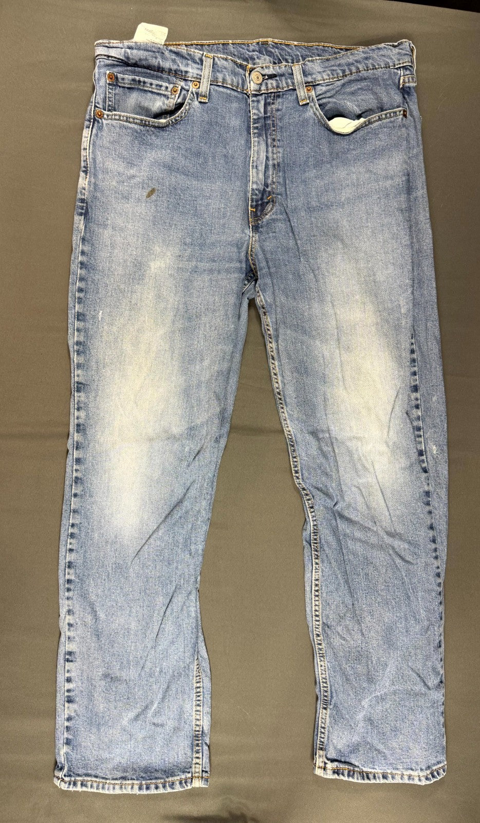 Levis 550 Relaxed Fit Jeans Mens 36x30 Medium Wash Blue Denim 00550-0100