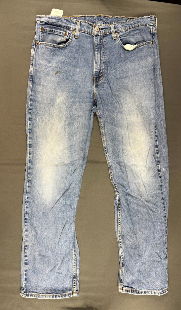 Levis 550 Relaxed Fit Jeans Mens 36x30 Medium Wash Blue Denim 00550-0100