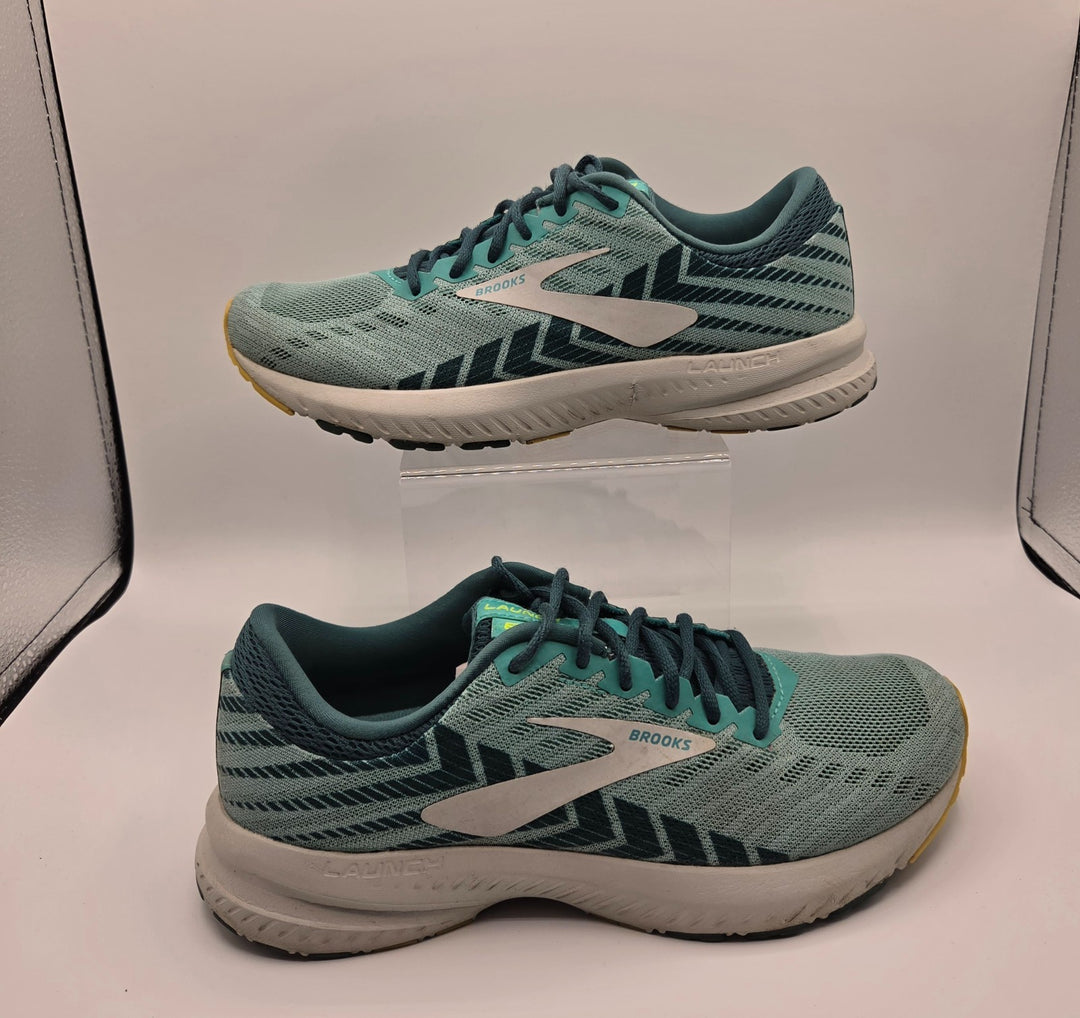 Brooks Launch 6 1202851B365 Womens US 7.5 B Running Shoes Latigo Pacific Sneaker