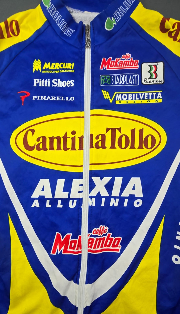 Biemme Cantina Tollo Alexia Alluminio Professional Cycling Jersey Mens 6 Blue