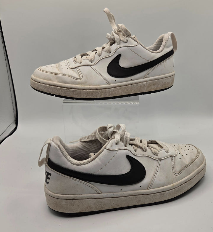 Nike Court Borough Low Recraft DV5456-104 Youth 5 Shoes White Black Sneakers