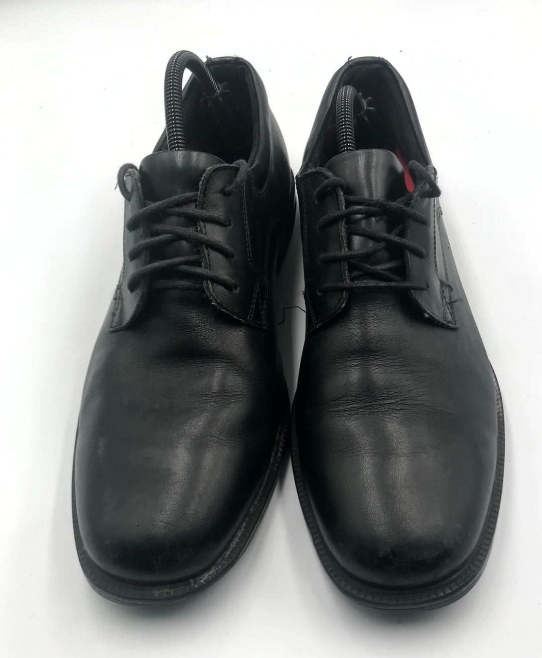 Rockport Charles Plain Toe Oxford Shoes Men Black Leather Lace Up Low Top - 10.5