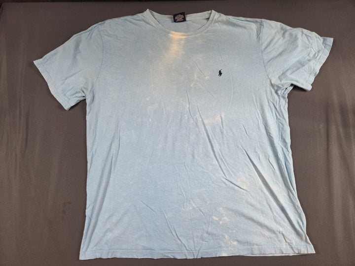 Polo Ralph Lauren T Shirt Men XL Light Blue Classic Pony Logo Cotton Summer Wear
