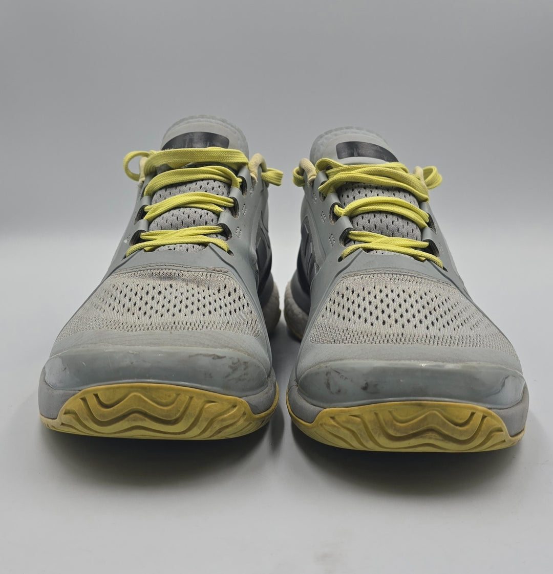 Adidas Stella McCartney Barricade Boost Womens 8.5 Halo Blue Yellow Tennis Shoes