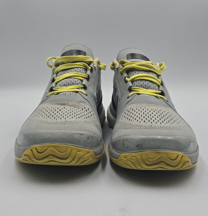 Adidas Stella McCartney Barricade Boost Womens 8.5 Halo Blue Yellow Tennis Shoes