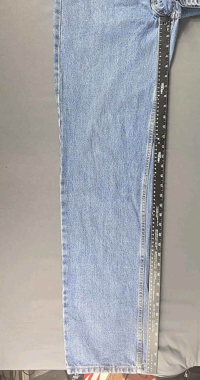 Levis 550 Jeans Mens 34x36 Blue Medium Wash Relaxed Fit Straight Leg Modern