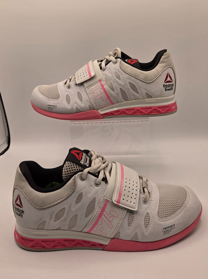 Reebok CrossFit Lifter 2.0 M43663 Womens 6 Weightlifting Shoes White Sneakers