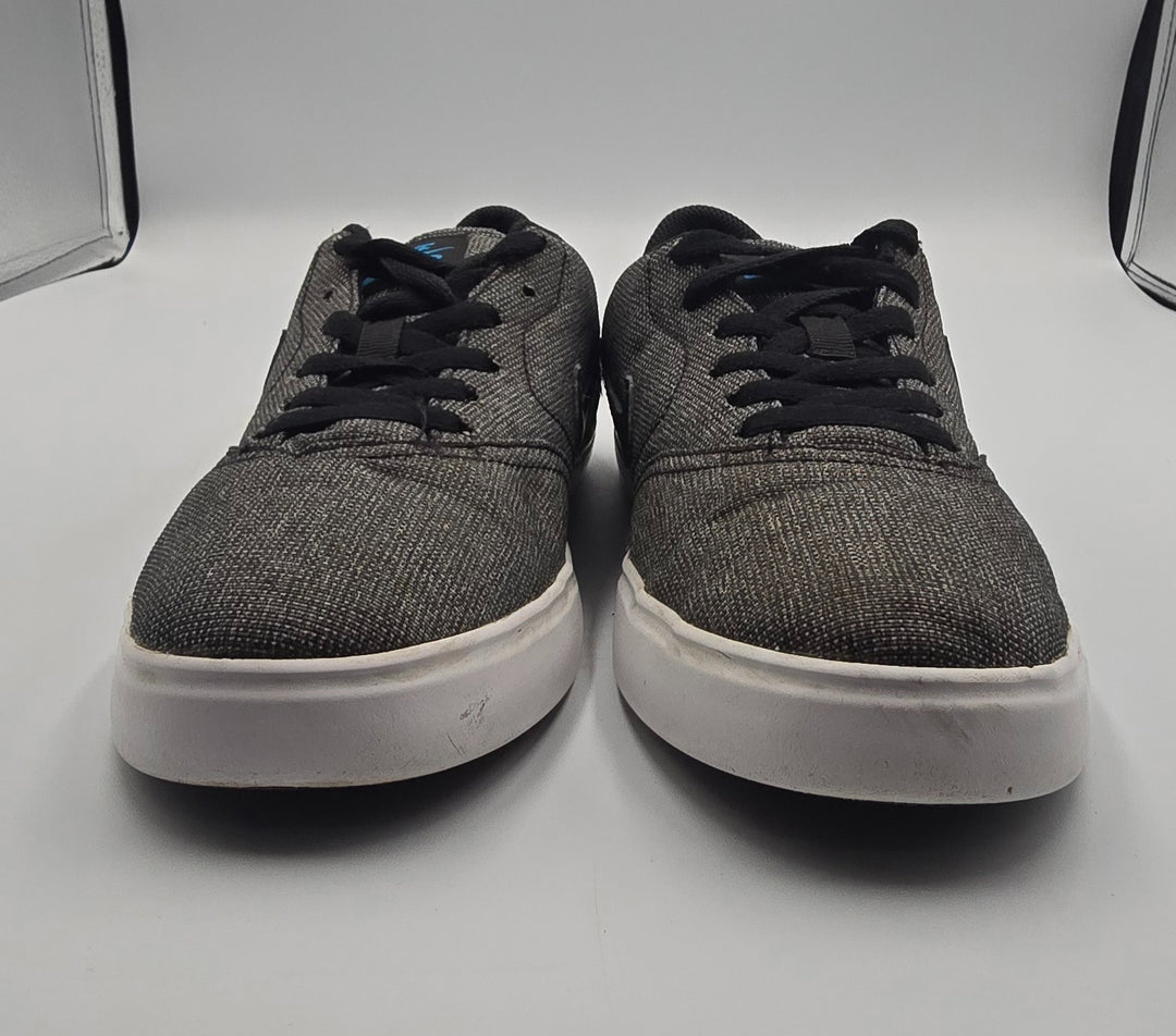 Nike Check Canvas SB 905373-008 Youth 7 Shoes Black Swoosh Lace Up Sneakers