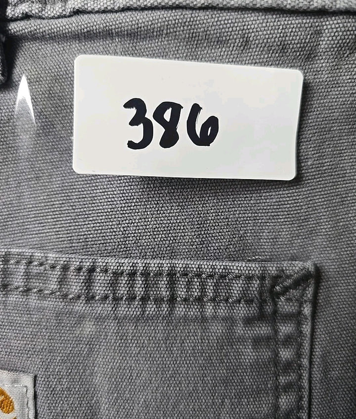 Carhartt Pants Mens 42x32 Grey Relaxed Fit Straight Leg Carpenter Workwear