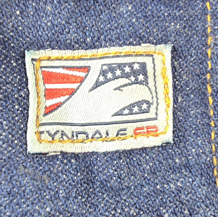 Tyndale FR Jeans Mens 38x34 Blue Med Wash Workwear Flame Resistant Made In USA