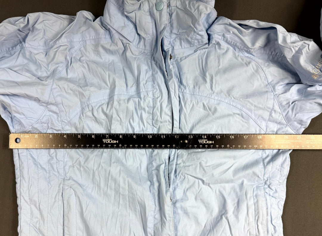 Columbia Vertex Jacket Womens Medium Blue Interchange Waterproof Breathable