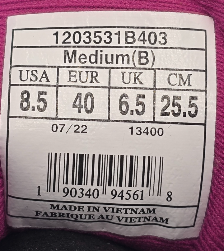 Brooks Adrenaline GTS 22 1203531B403 Womens 8.5 Running Shoes Navy Yucca Sneaker