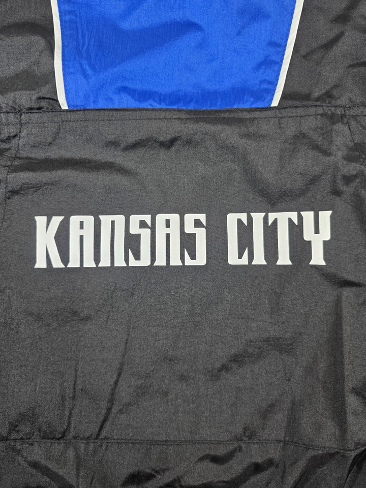 Mitchell &amp; Ness Kansas City Wiz MLS Highlight Reel Windbreaker Jacket Mens Large