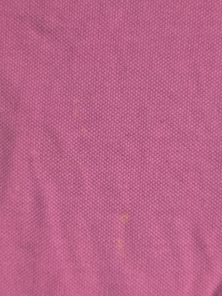 Polo Ralph Lauren Polo Shirt Mens 2XL Pink Pique Cotton High Low Hem Performance
