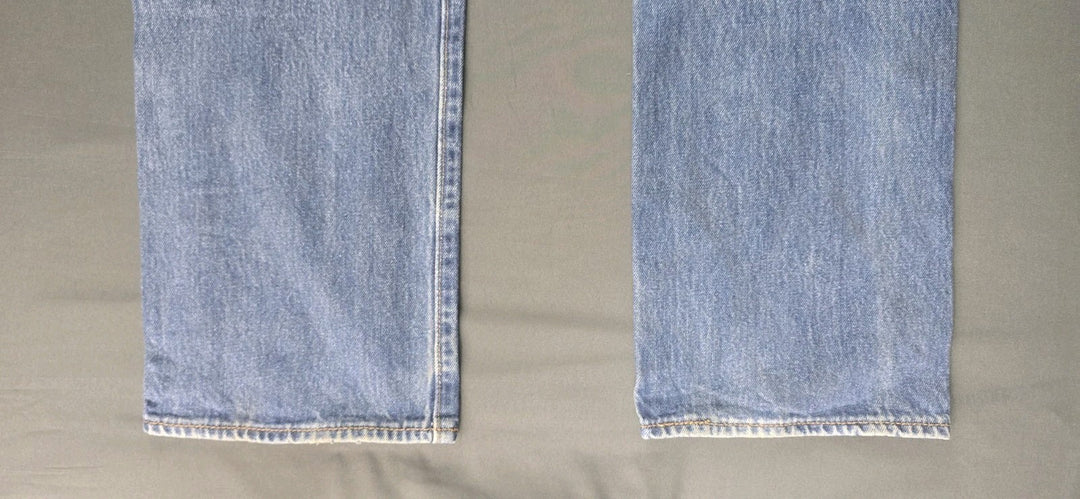 Levis 501 Jeans Mens 36X29 Blue Medium Wash Straight Leg Fit Button Fly Modern