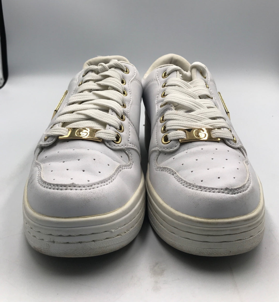 G By Guess Los Angeles Rigster GGRIGSTERS Women 6 M Platform Shoes White Sneaker