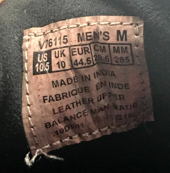 Rockport Charles Plain Toe Oxford Shoes Men Black Leather Lace Up Low Top - 10.5