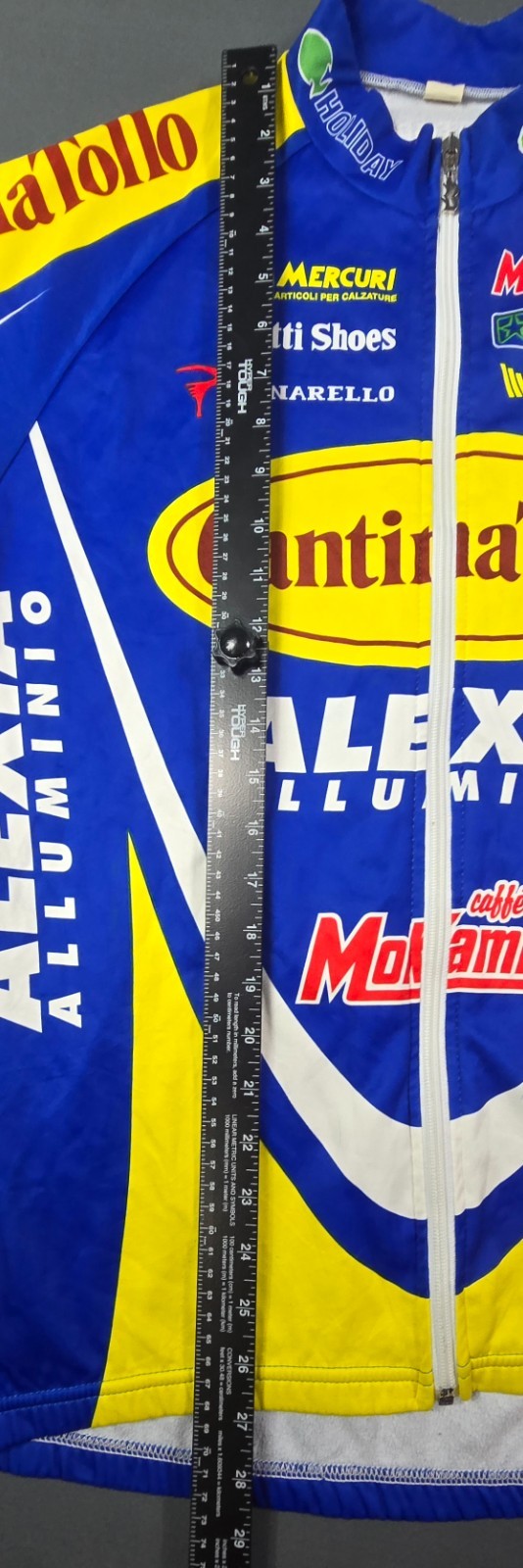 Biemme Cantina Tollo Alexia Alluminio Professional Cycling Jersey Mens 6 Blue