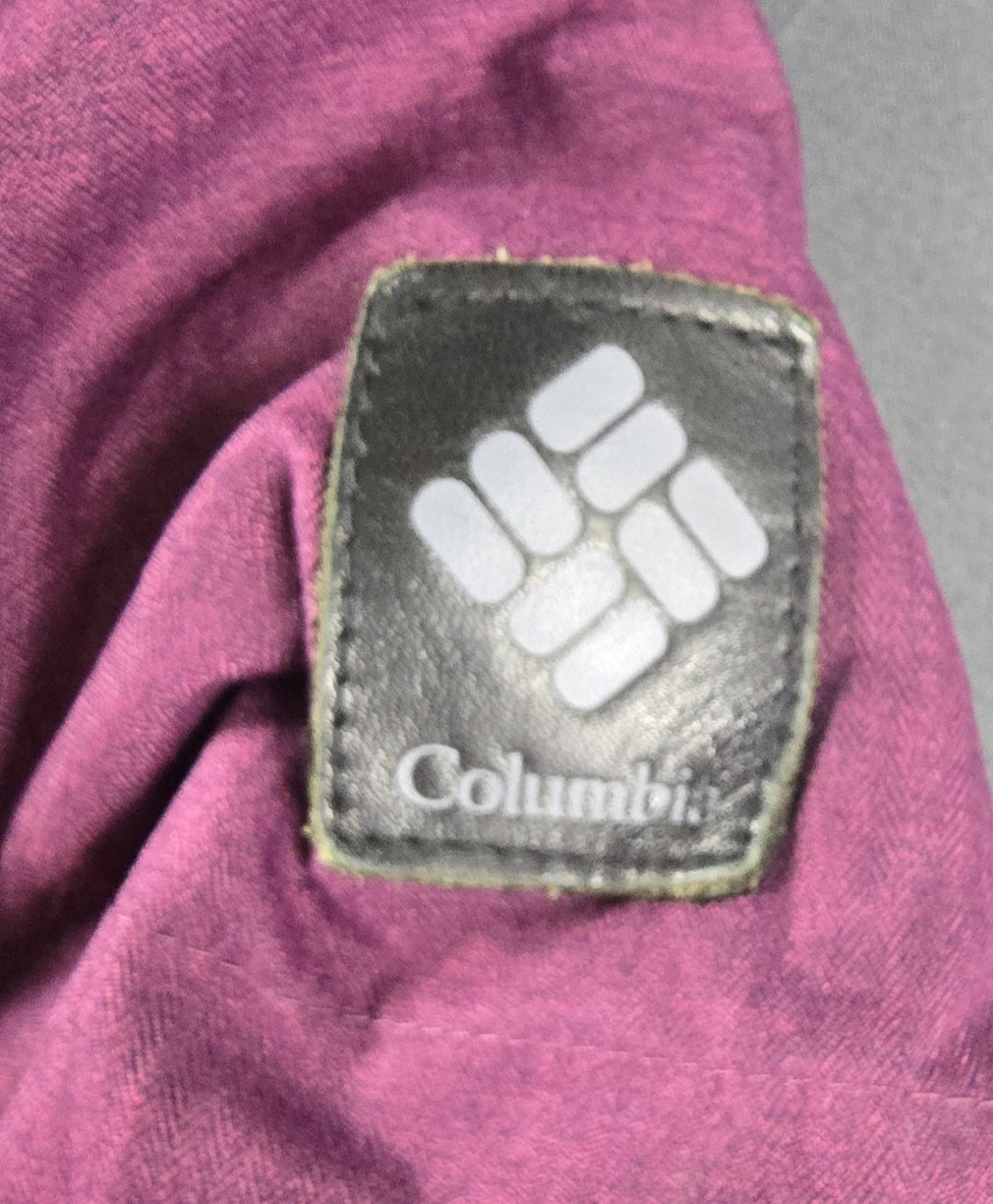 Columbia Jacket Womens Small Purple Full Zip Hooded Logo Parka Puffer Coat
