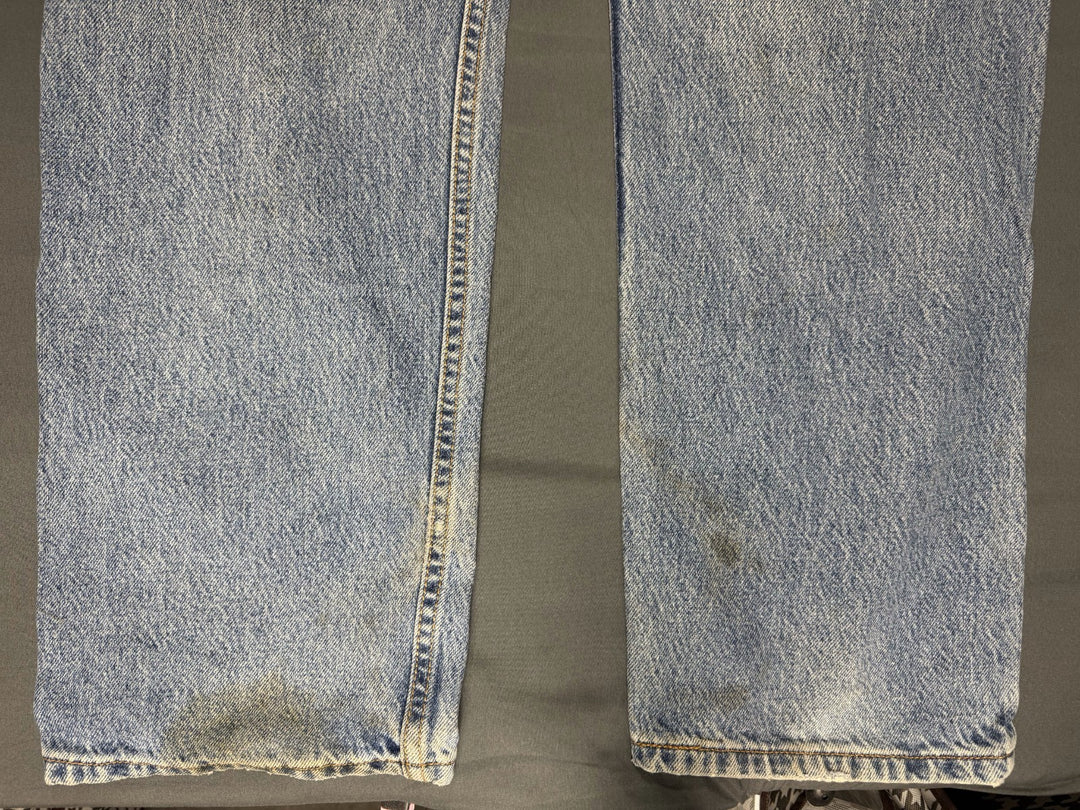 Signature by Levi Strauss &amp; Co Jeans Mens 38x34 Blue Denim Regular Fit Straight