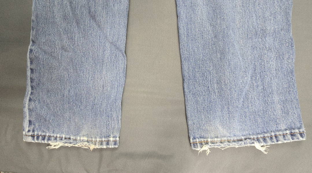 Levis 505 Jeans Mens 34x34 Light Wash Regular Fit Straight Leg Modern