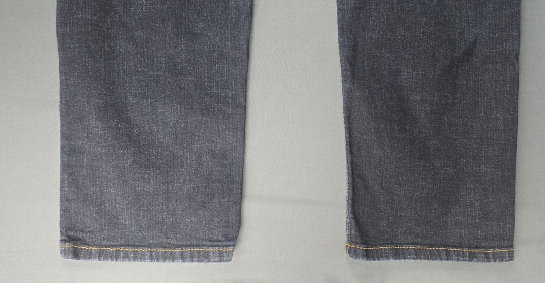 Uban Star Jean Mens 38x30 Blue Dark Wash Straight Leg Relaxed Fit