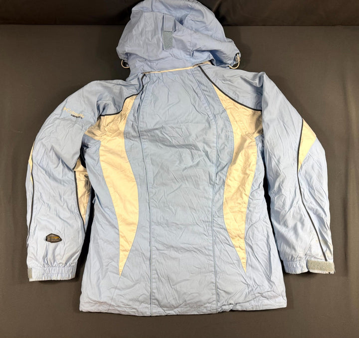 Columbia Vertex Jacket Womens Small Blue Long Sleeve Interchange Waterproof