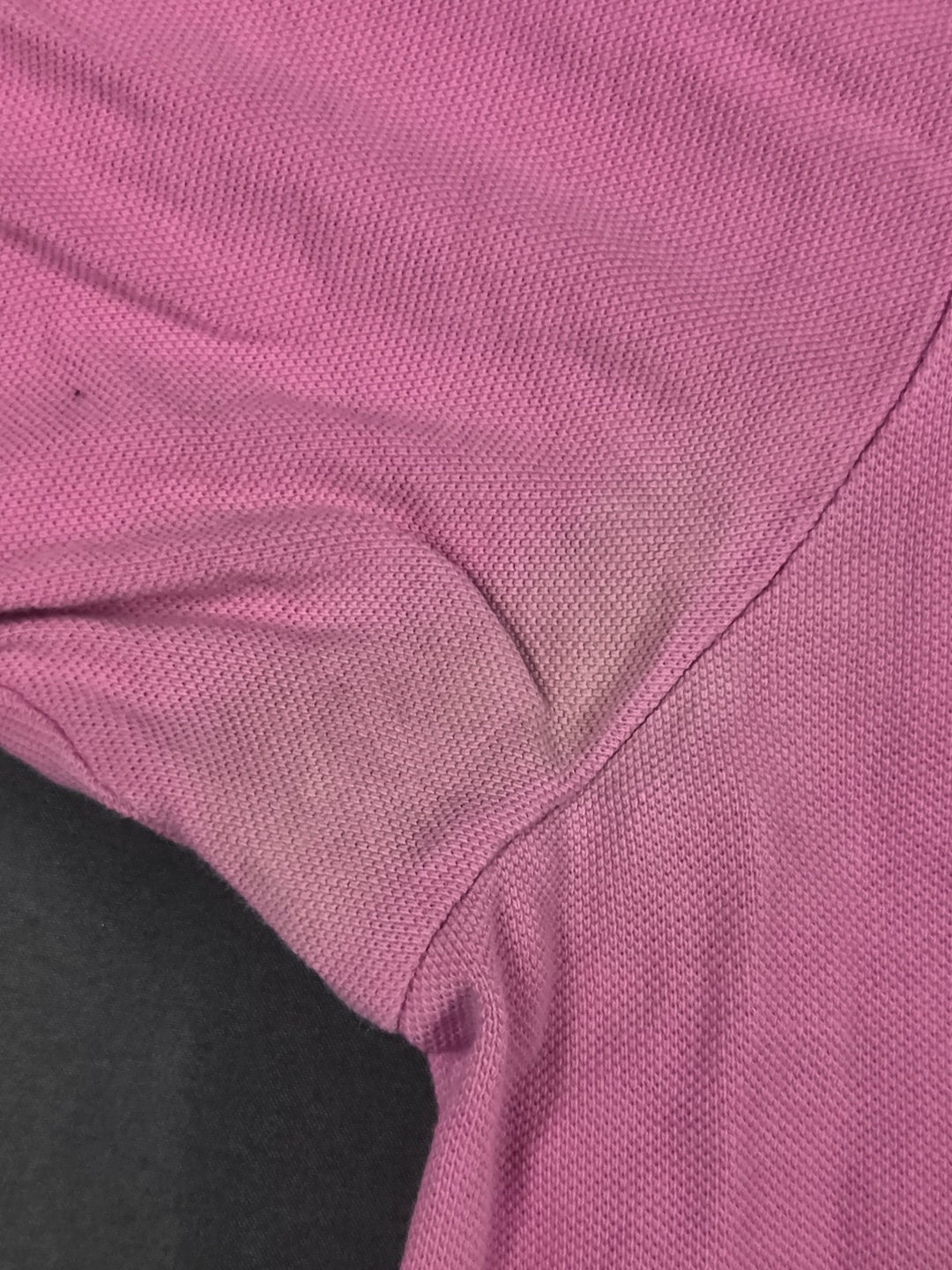 Polo Ralph Lauren Polo Shirt Mens 2XL Pink Pique Cotton High Low Hem Performance