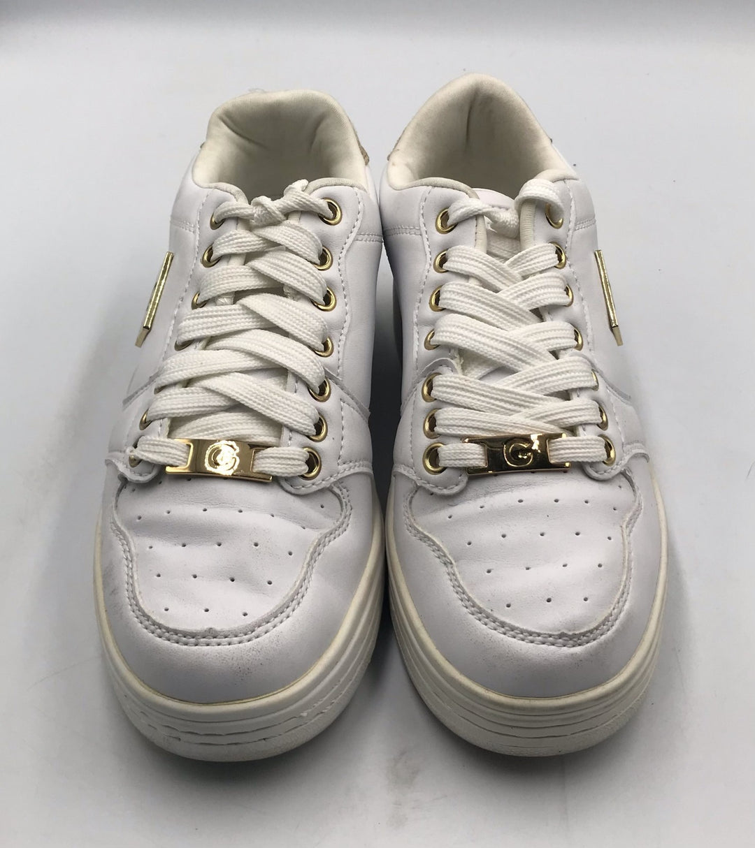 G By Guess Los Angeles Rigster GGRIGSTERS Women 6 M Platform Shoes White Sneaker