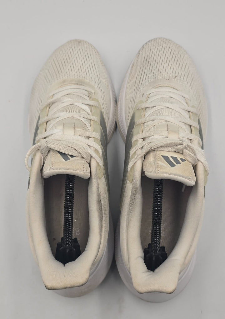 Adidas Ultrabounce HP5772 Mens 10.5 Running Shoes White Gray Textile Sneaker