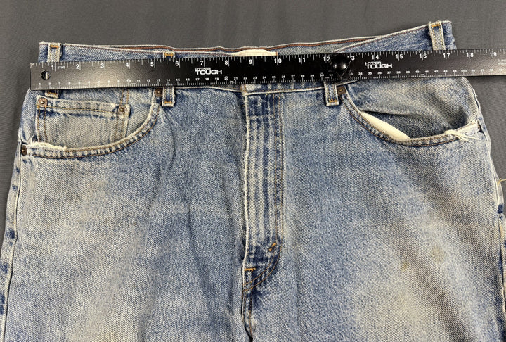 Signature by Levi Strauss &amp; Co Jeans Mens 38x34 Blue Denim Regular Fit Straight