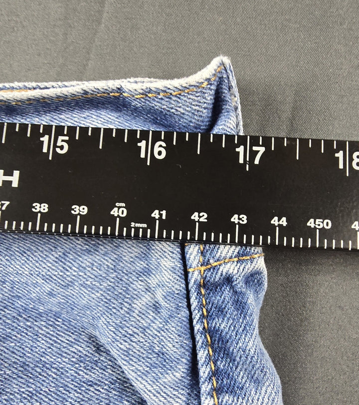 Levis 505 Jeans Mens 34x29 Blue Light Wash Regular Fit Straight Leg Modern