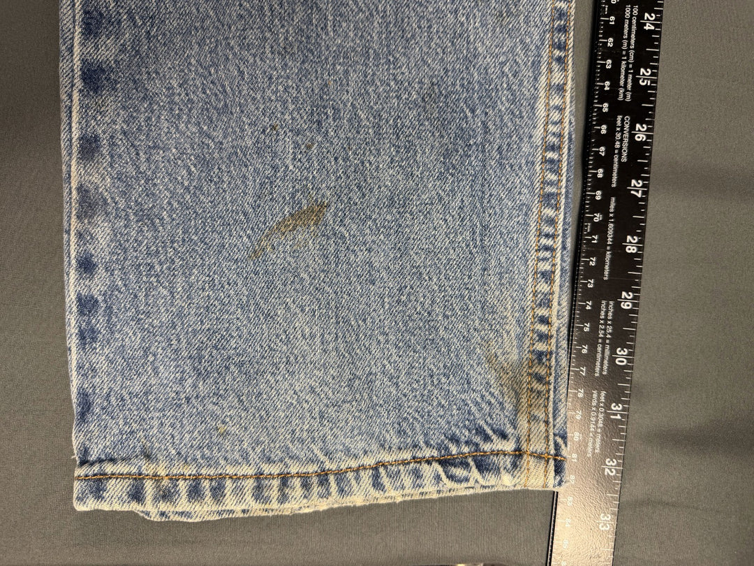 Signature by Levi Strauss &amp; Co Jeans Mens 38x34 Blue Denim Regular Fit Straight