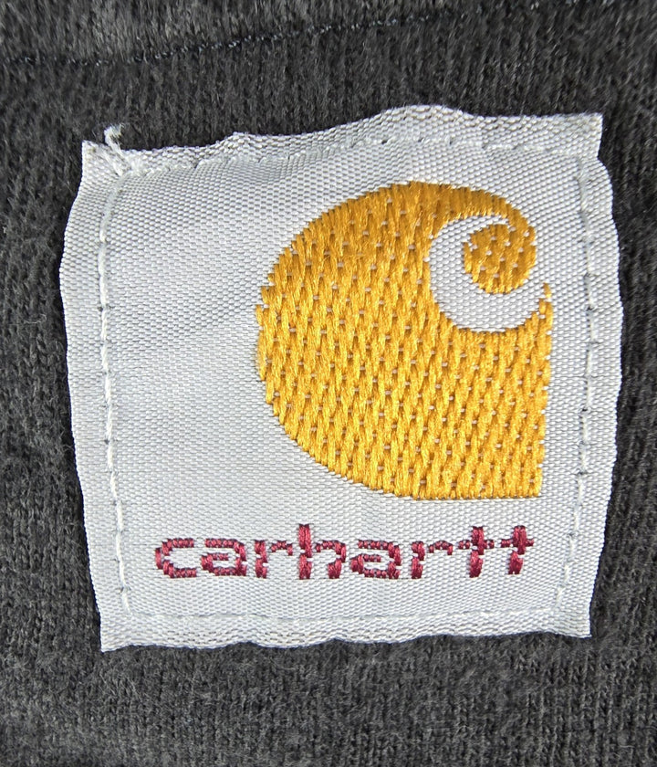 Carhartt Shirt Mens Size XL Black Logo Loose Fit Long Sleeve Pocket Workwear
