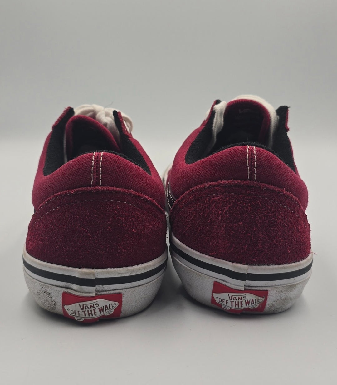 Vans Old Skool Pro 508357 Mens 7 Skateboard Shoes Rumba Red Suede Sneaker