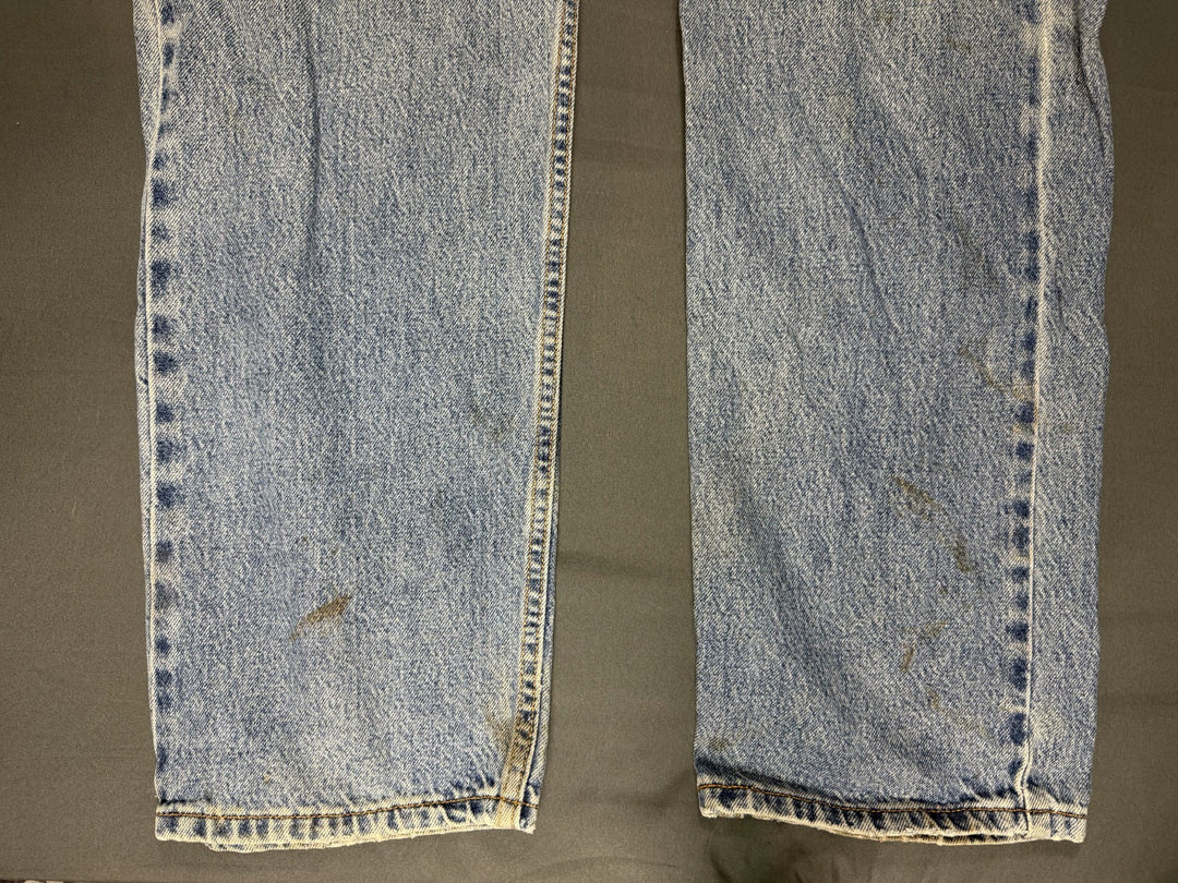 Signature by Levi Strauss &amp; Co Jeans Mens 38x34 Blue Denim Regular Fit Straight