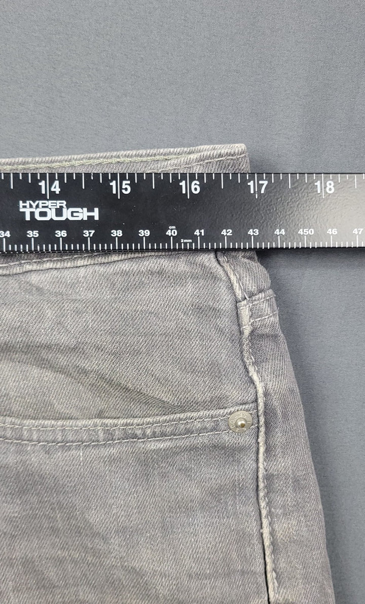Levis 514 Jeans Mens 32x34 Gray Light Wash Straight Leg Slim Fit Washed Out