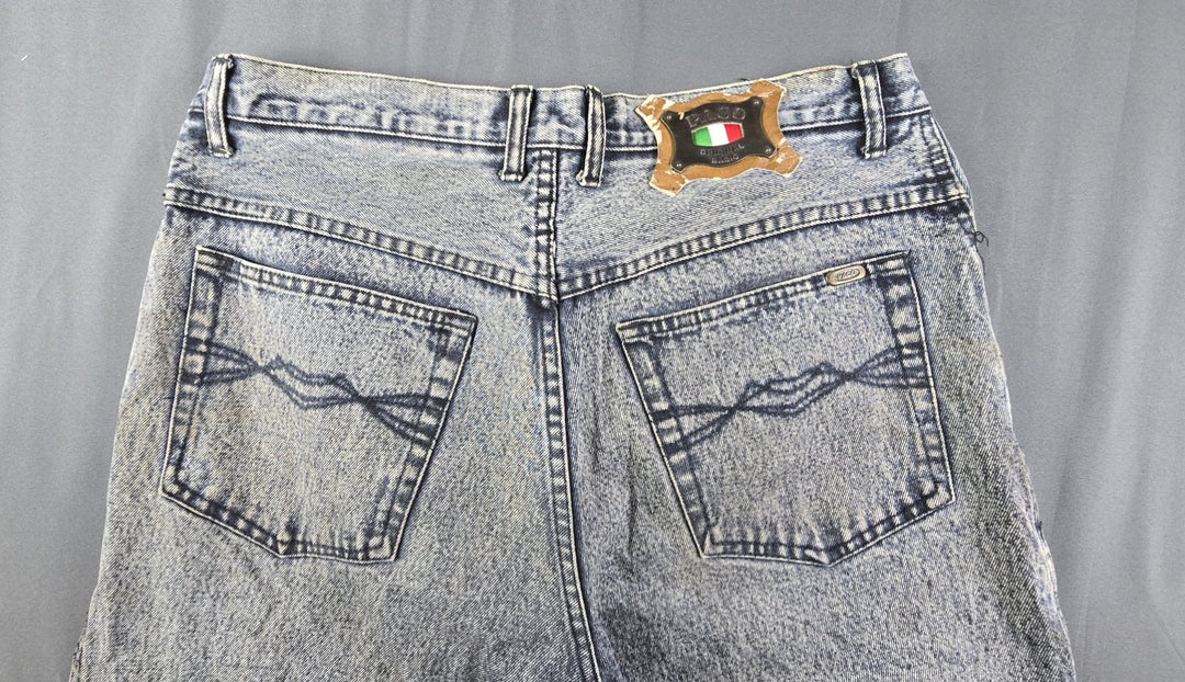 Paco Premium Jeans Mens 34x32 Blue Denim Light Wash Relaxed Straight Fit Leg
