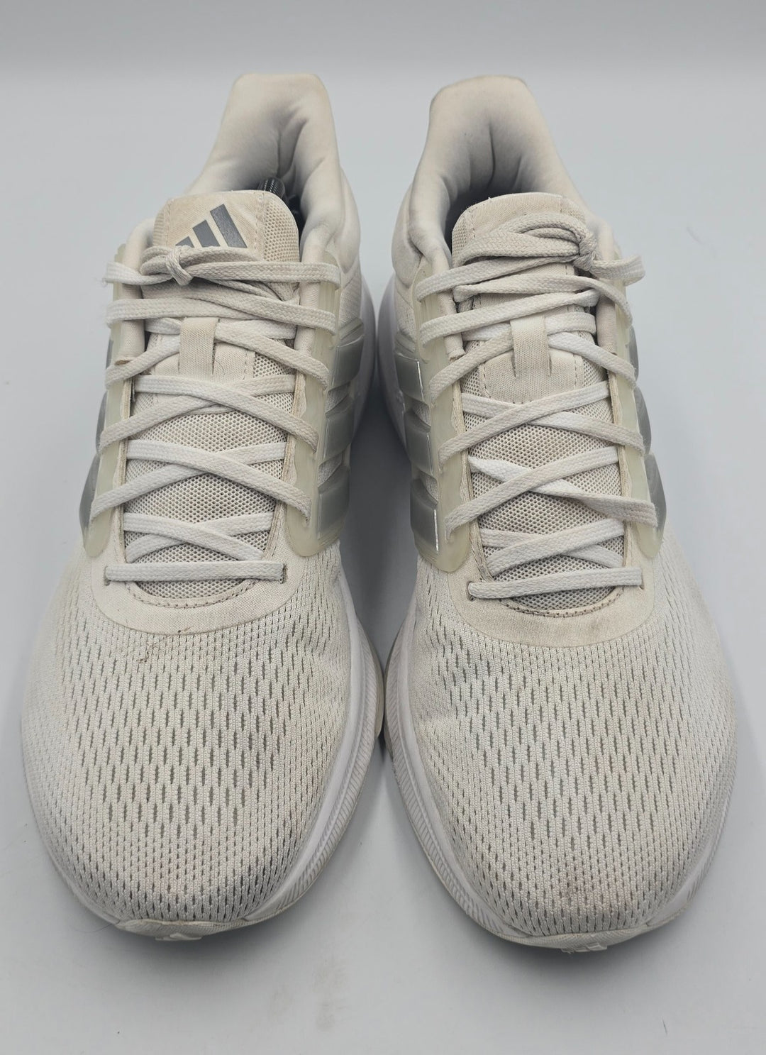Adidas Ultrabounce HP5772 Mens 10.5 Running Shoes White Gray Textile Sneaker