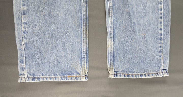 Levis 505 Jeans Mens 34x29 Blue Light Wash Regular Fit Straight Leg Modern