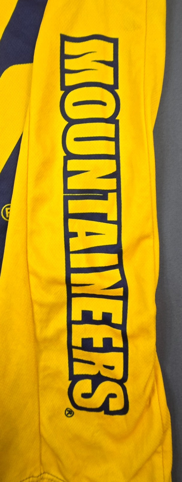 Adrenaline Promotions NCAA West Virginia Mountaineers Cycling Jersey Mens M Blue