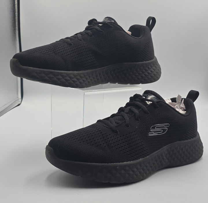 Skechers Lite Foam 16898-BBk Mens 8.5 US Trainers Shoes Black Textile Sneaker