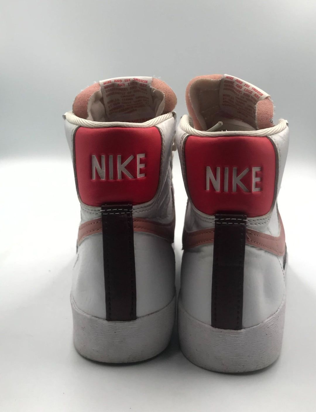 Nike Blazer Mid 77 Next Nature Sneaker Unisex White Leather Lace Up Shoes - 5.5