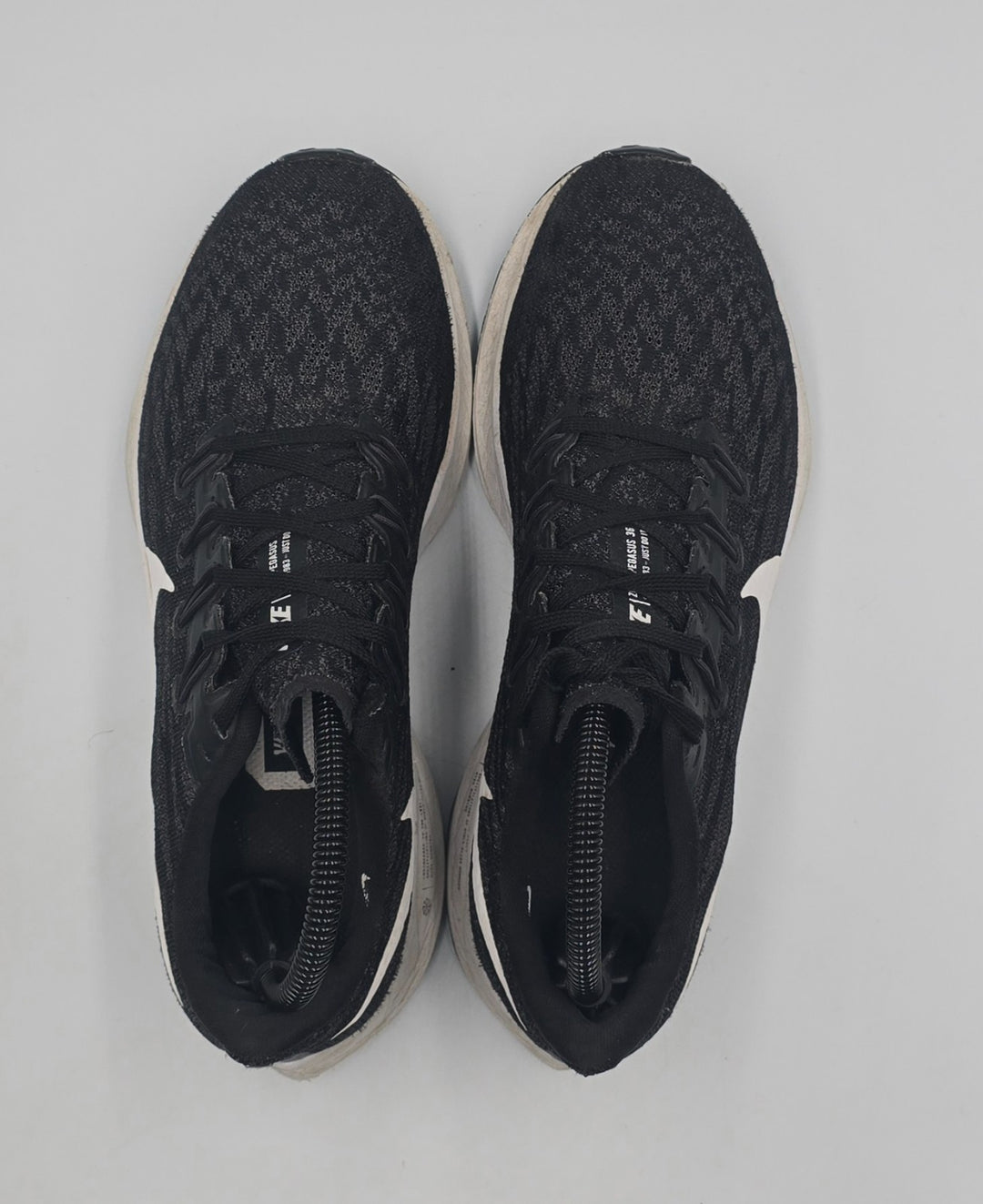 Nike Air Zoom Pegasus 36 AQ2210-004 Women 8 Athletic Running Shoes Black Sneaker