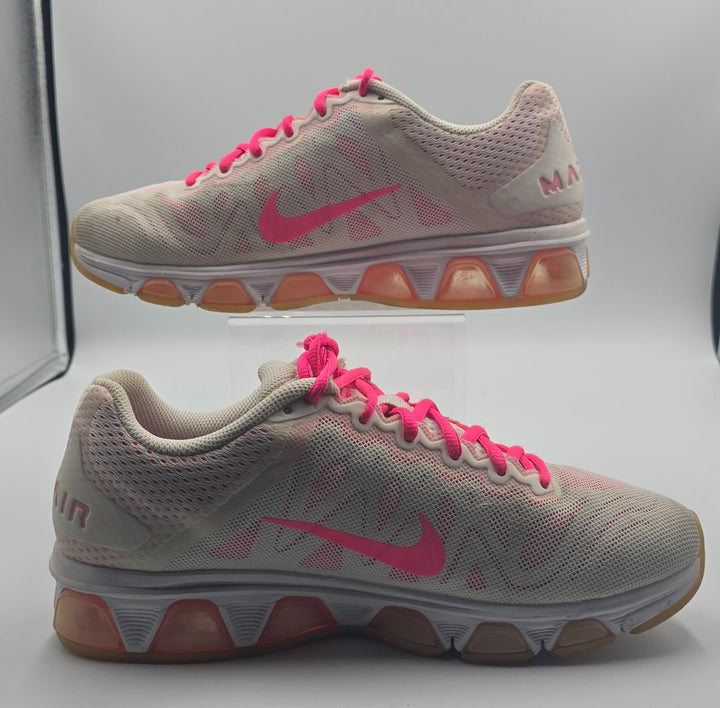 Nike Air Max Tailwind 7 683635-116 Women 9 Running Shoe White Hyper Pink Sneaker